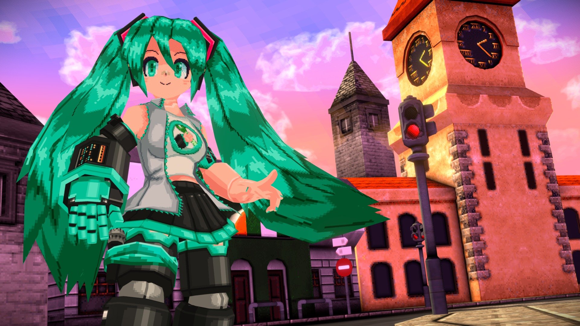 Legends styled Miku 3d model