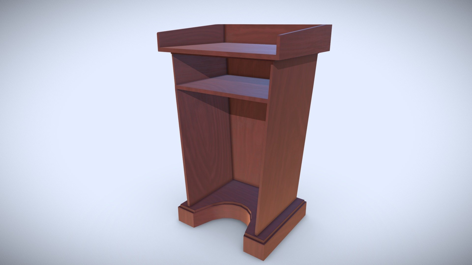 Wood Pulpit 3d model