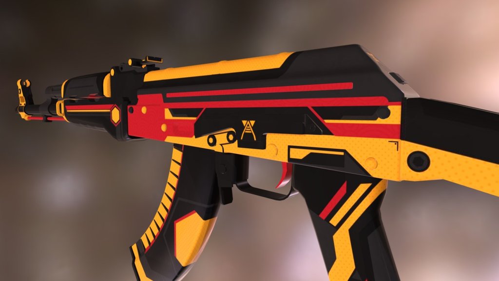 AK47 | Dramcore redux 3 3d model