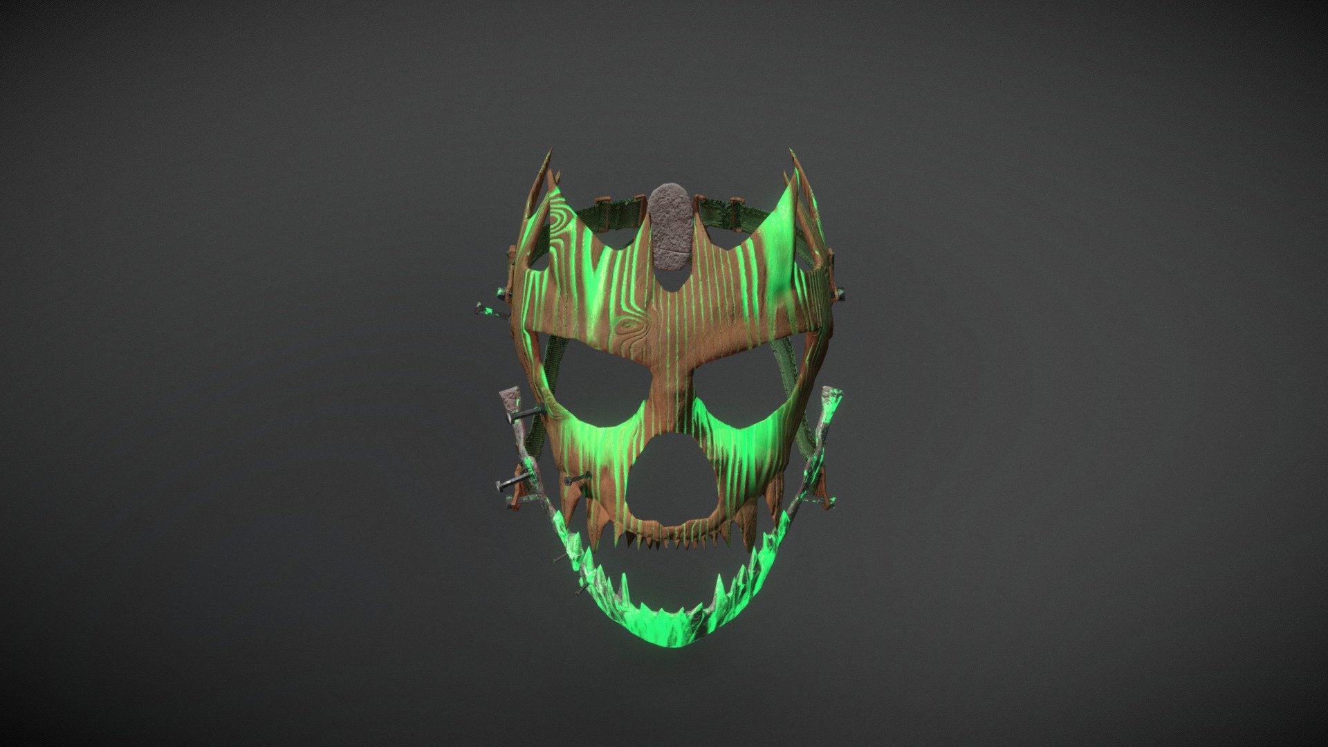 Druidic mask 3d model