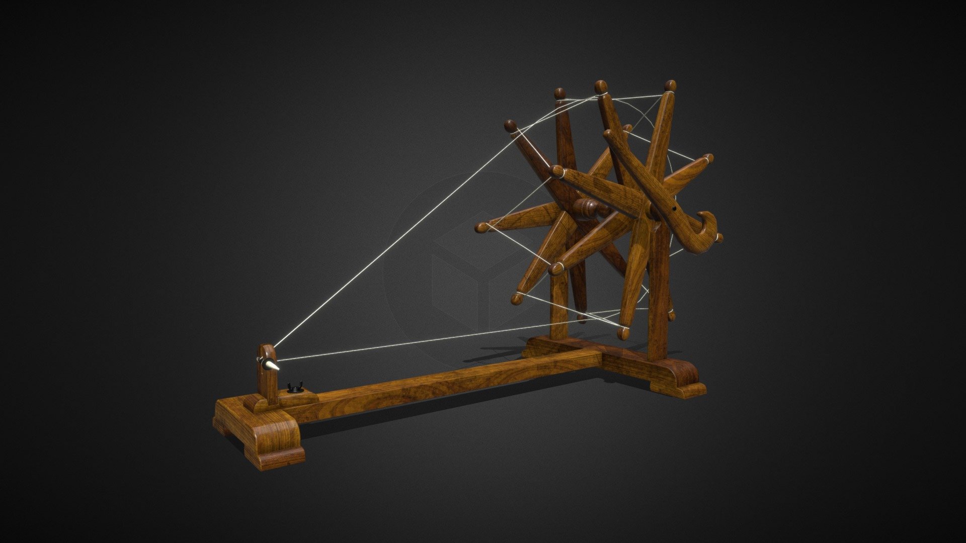 Charkha 3d model