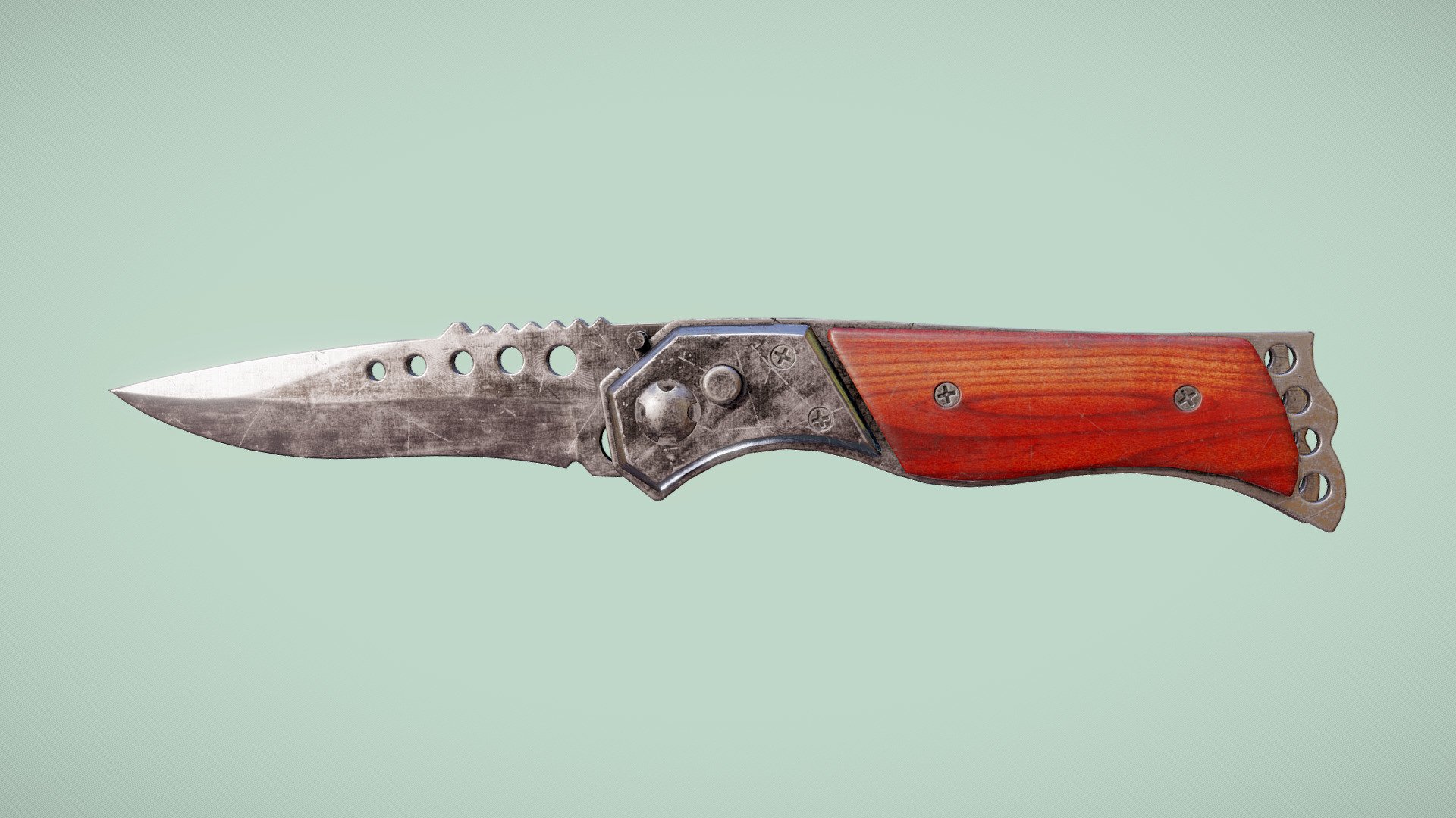 Pocket Knife PBR 3d model