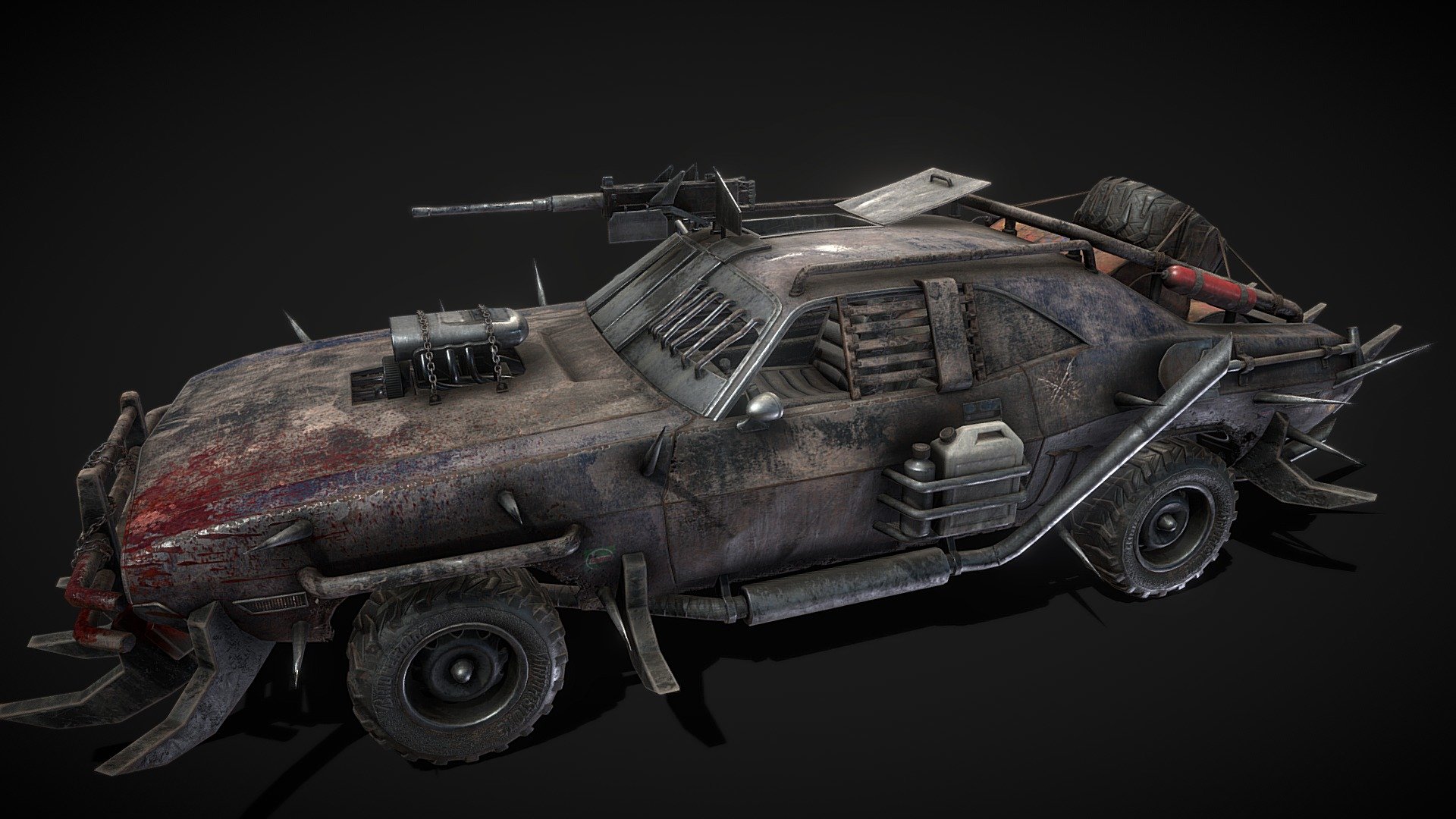 Roadkill Scum (Retextured) 3d model