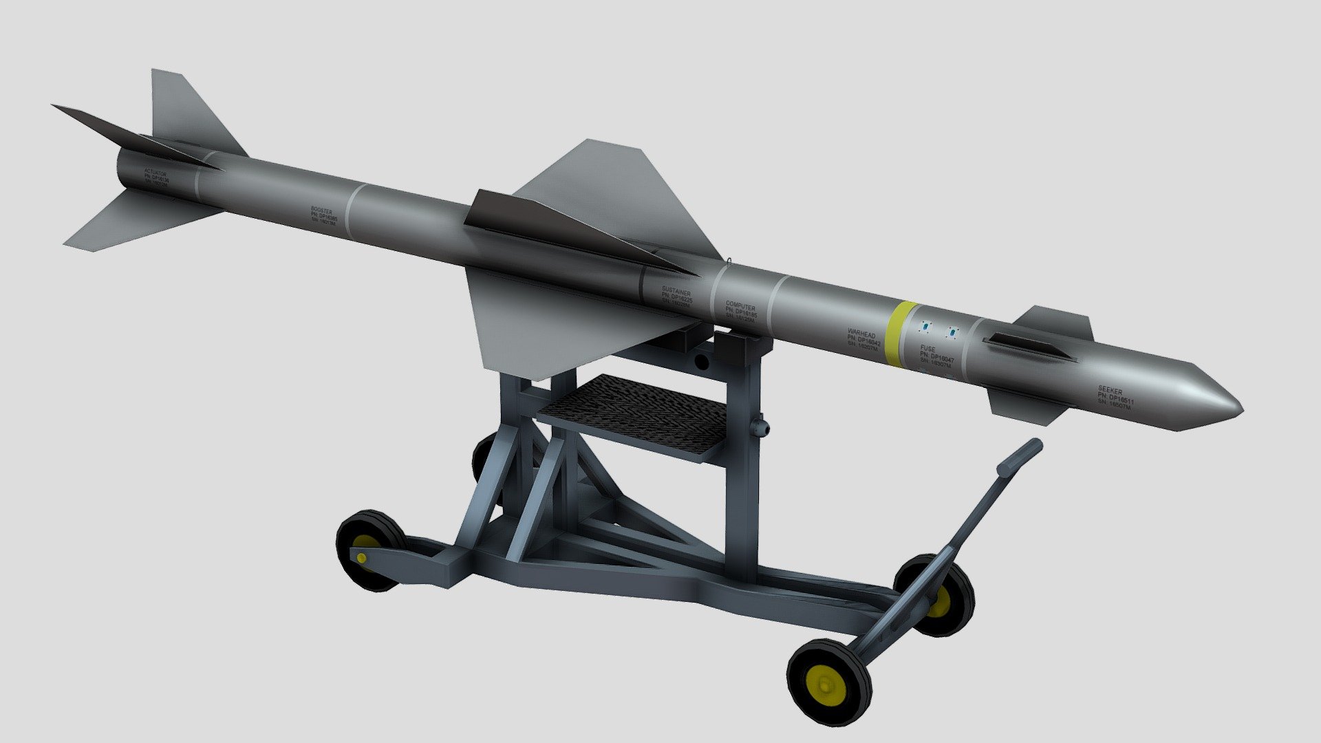 MAR-1 Missile 3d model