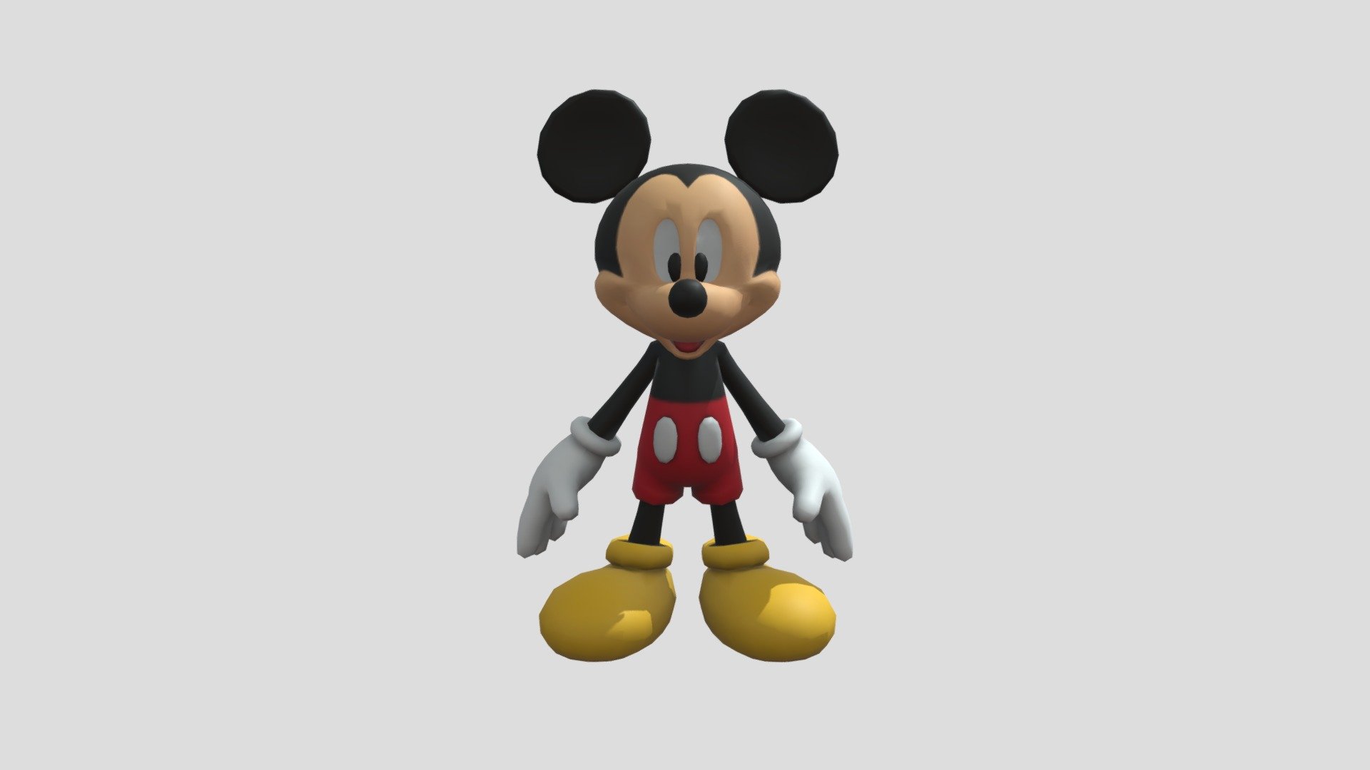 mickey fixed 3d model