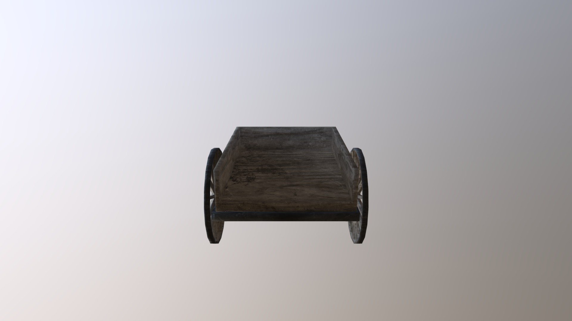 Roman Cart 3d model