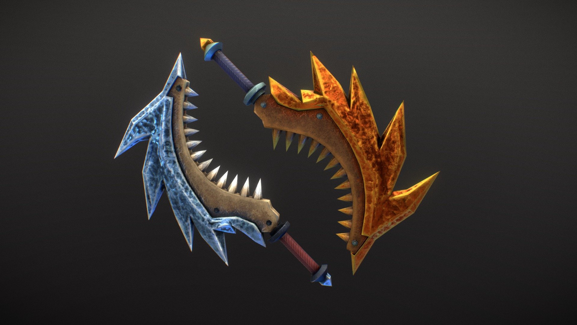 Cool Cleavers / Sandgnashers 3d model