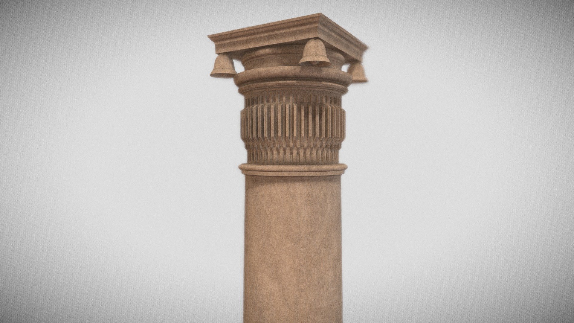 Delhi Order, design by Edwin Lutyens 3d model