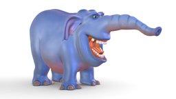 Subdivision Cartoon Animal Mammal Elephant