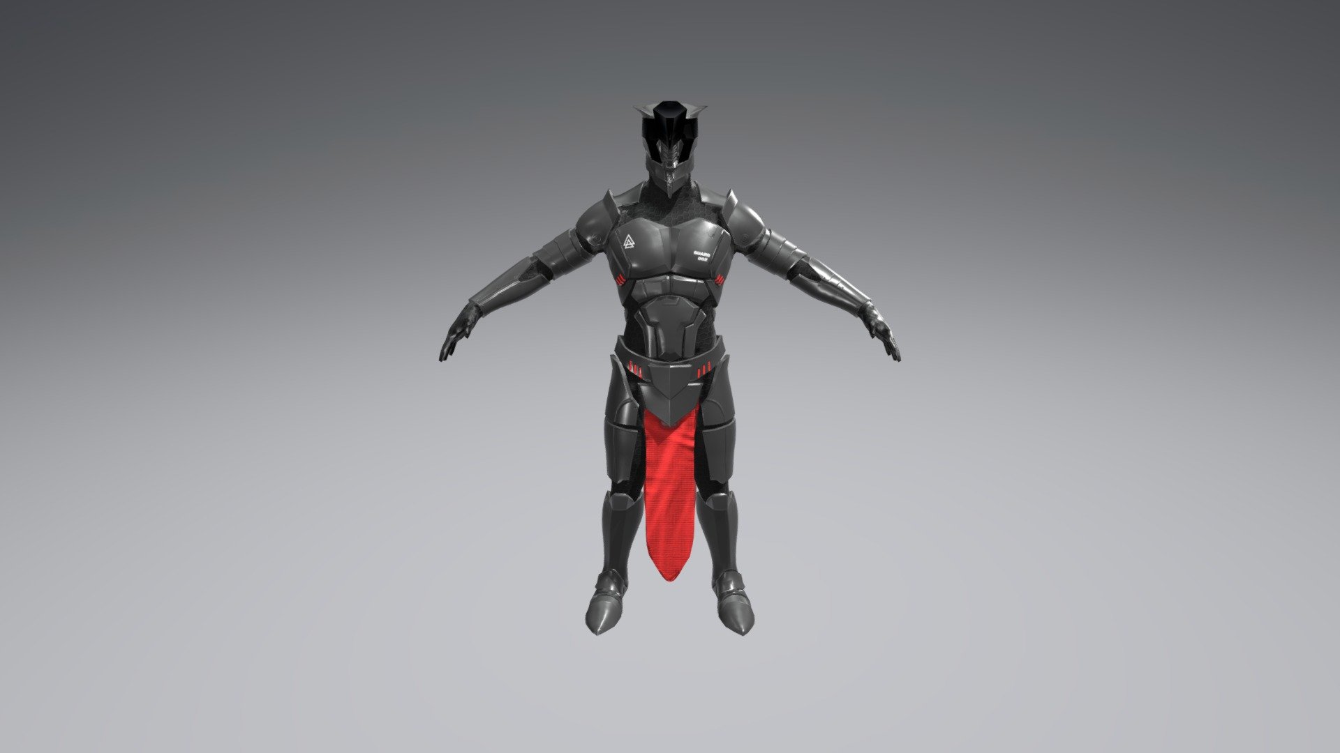 Cyborg Knight 3d model