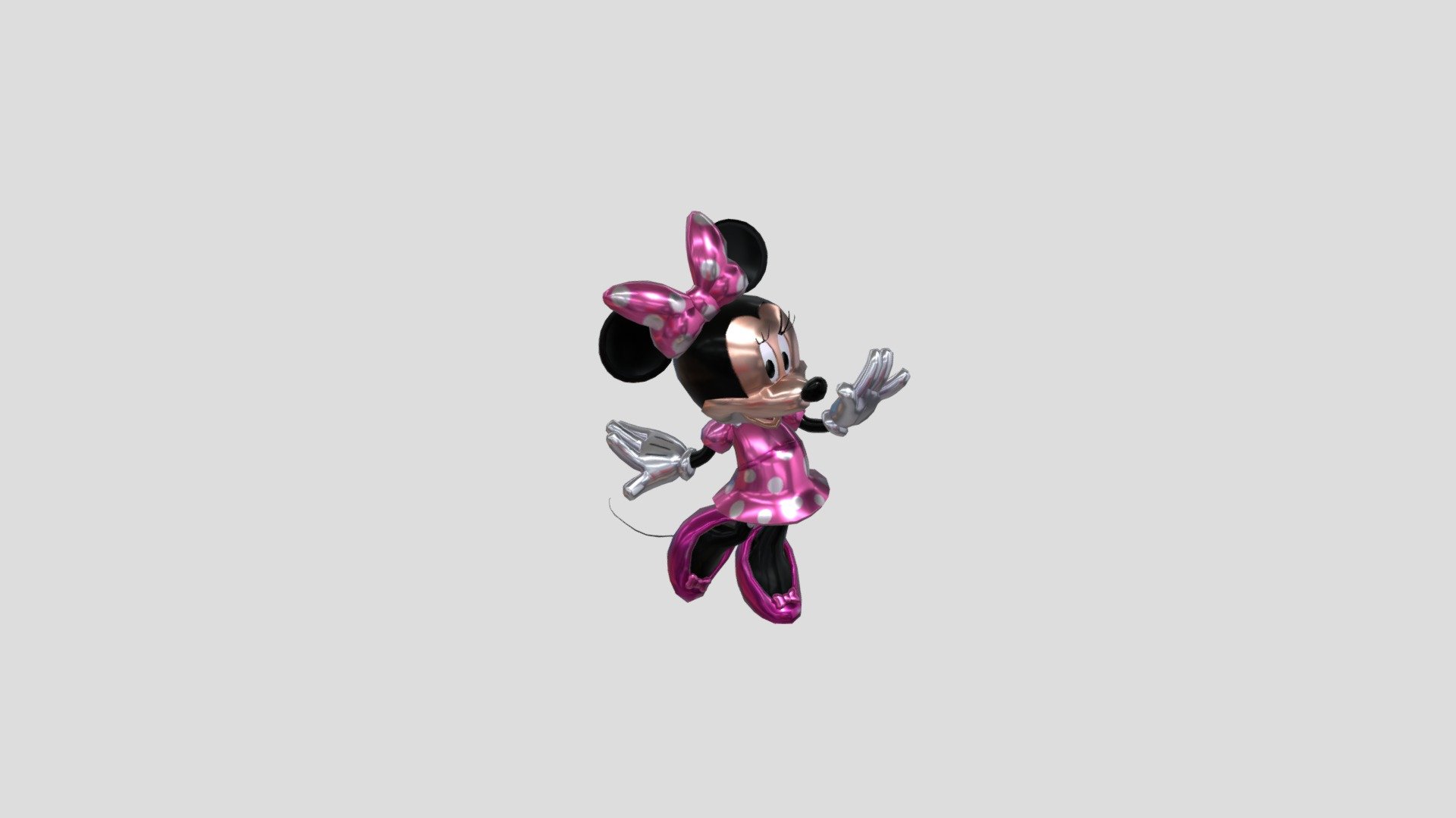 minnie_mouse_clubhouse_version 3d model