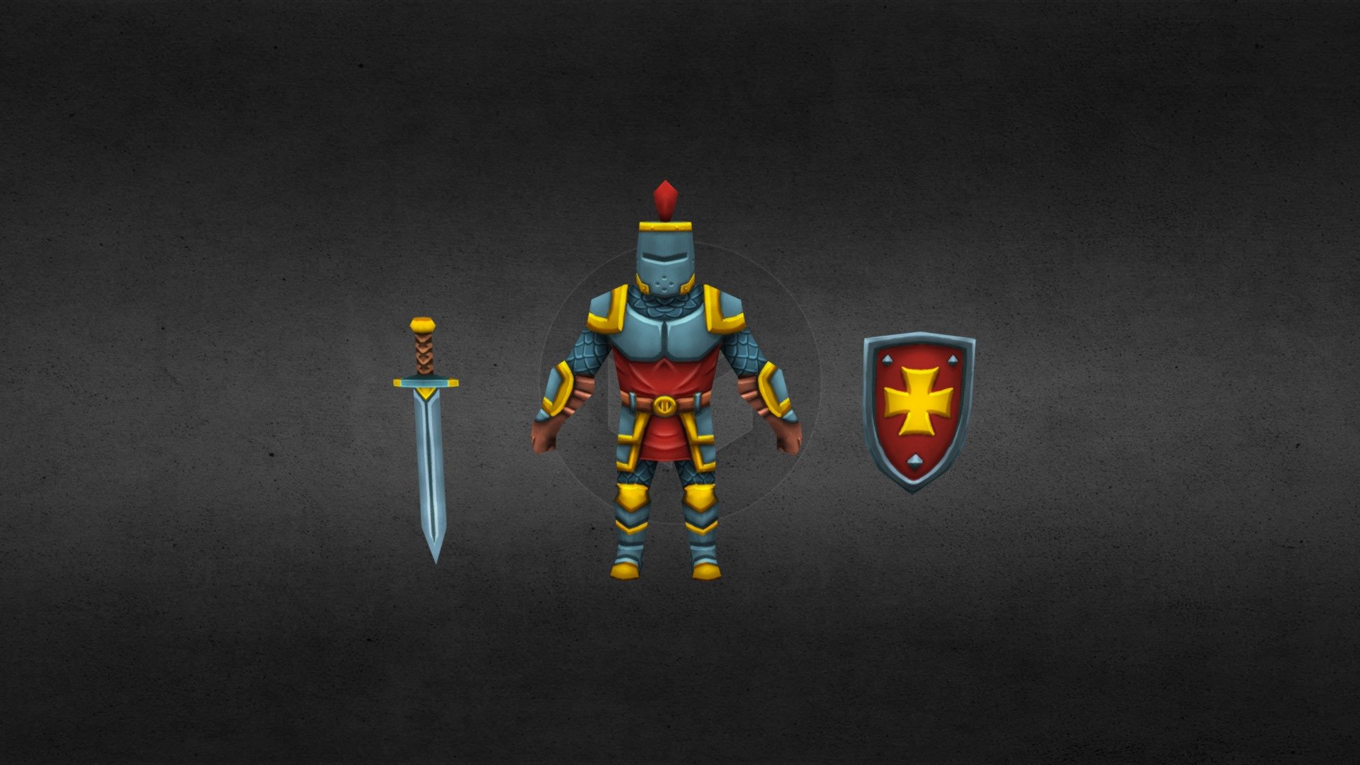 Knight 3d model