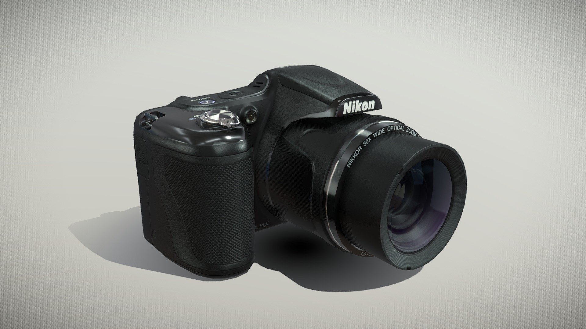 Nikon Coolpix L820 bridge digital camera 3d model