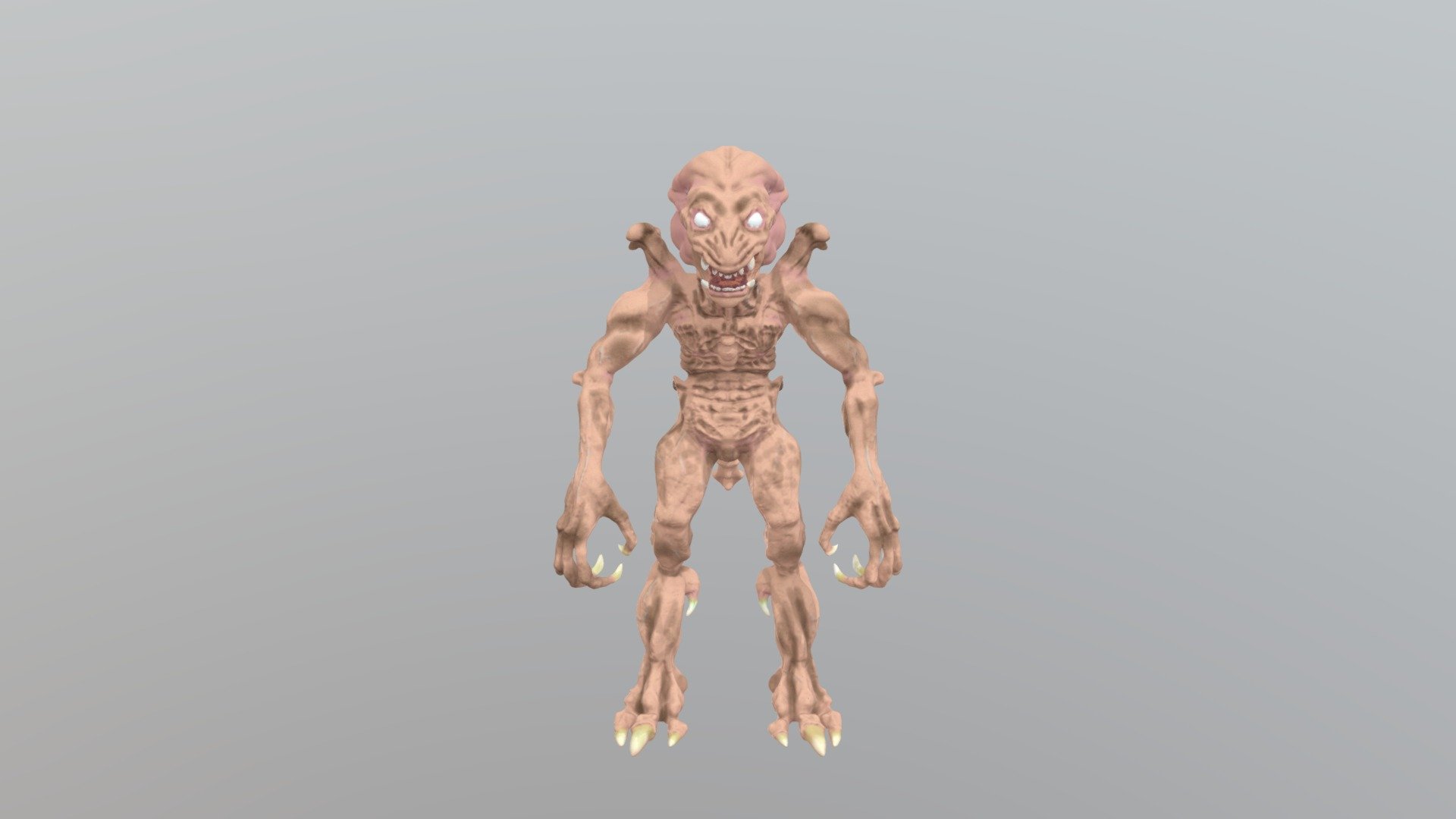 Pumpkin Head Demon 3d model