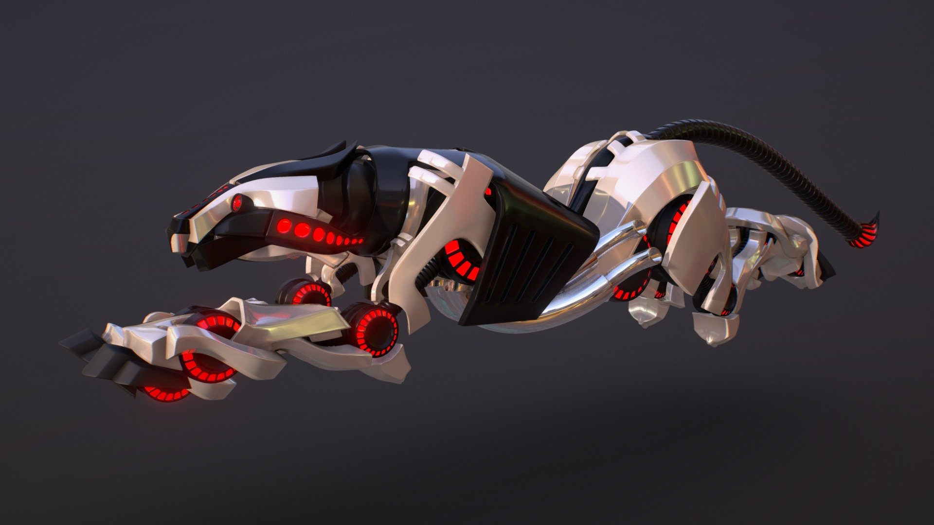 Robot Cheetah 3d model