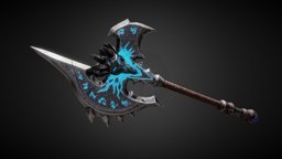 WoW_ShadowmourneAxe_lowpoly