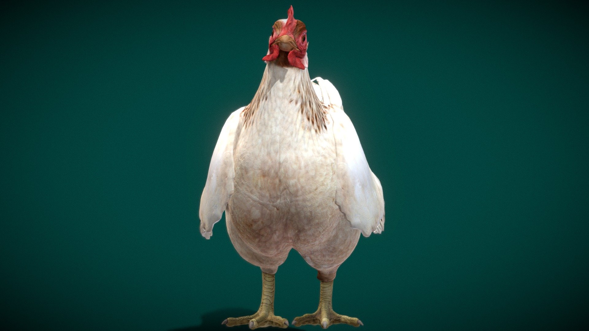 Hen The Chick (Game Redy) 3d model