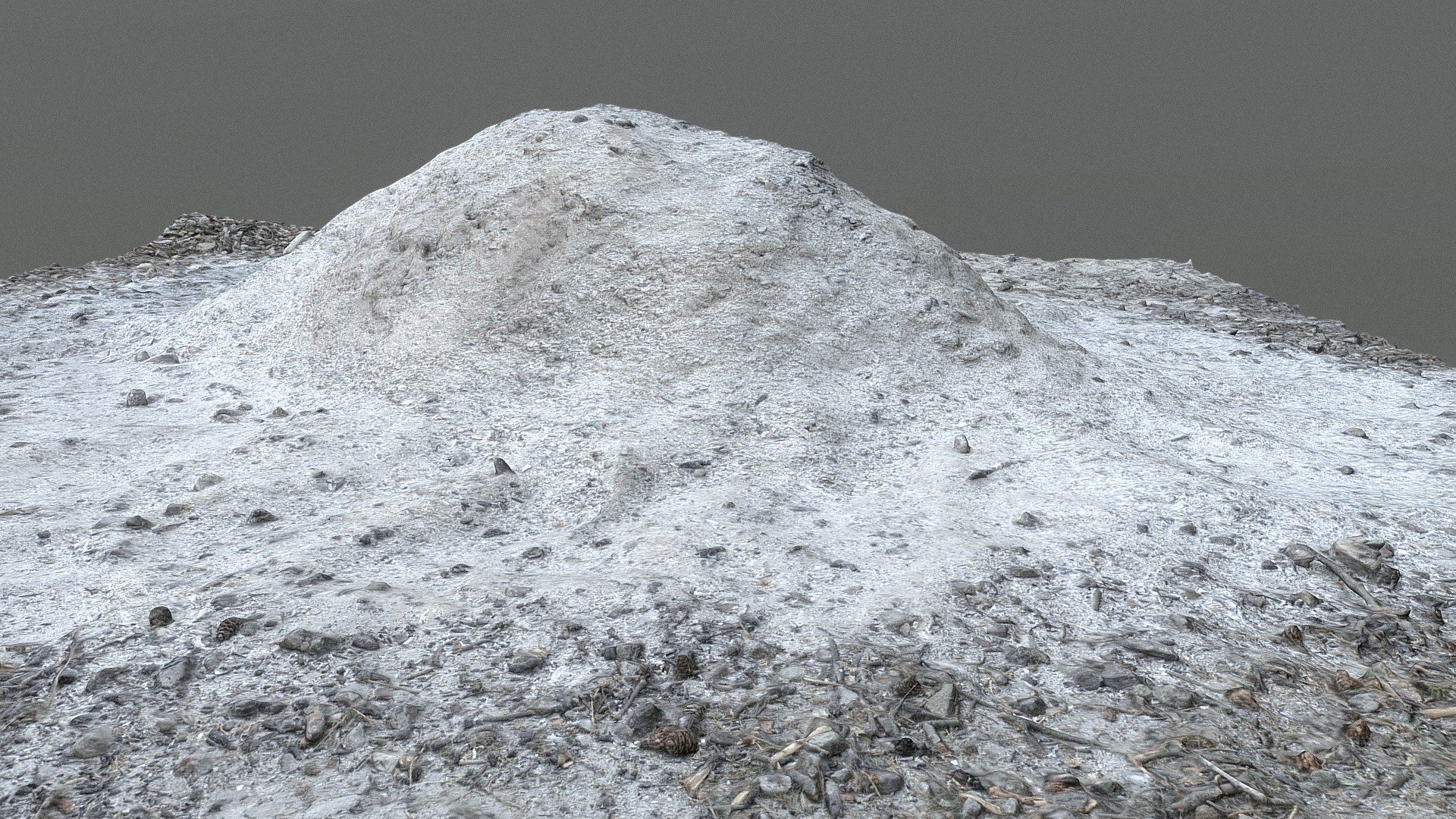 Ash pile heap II 3d model