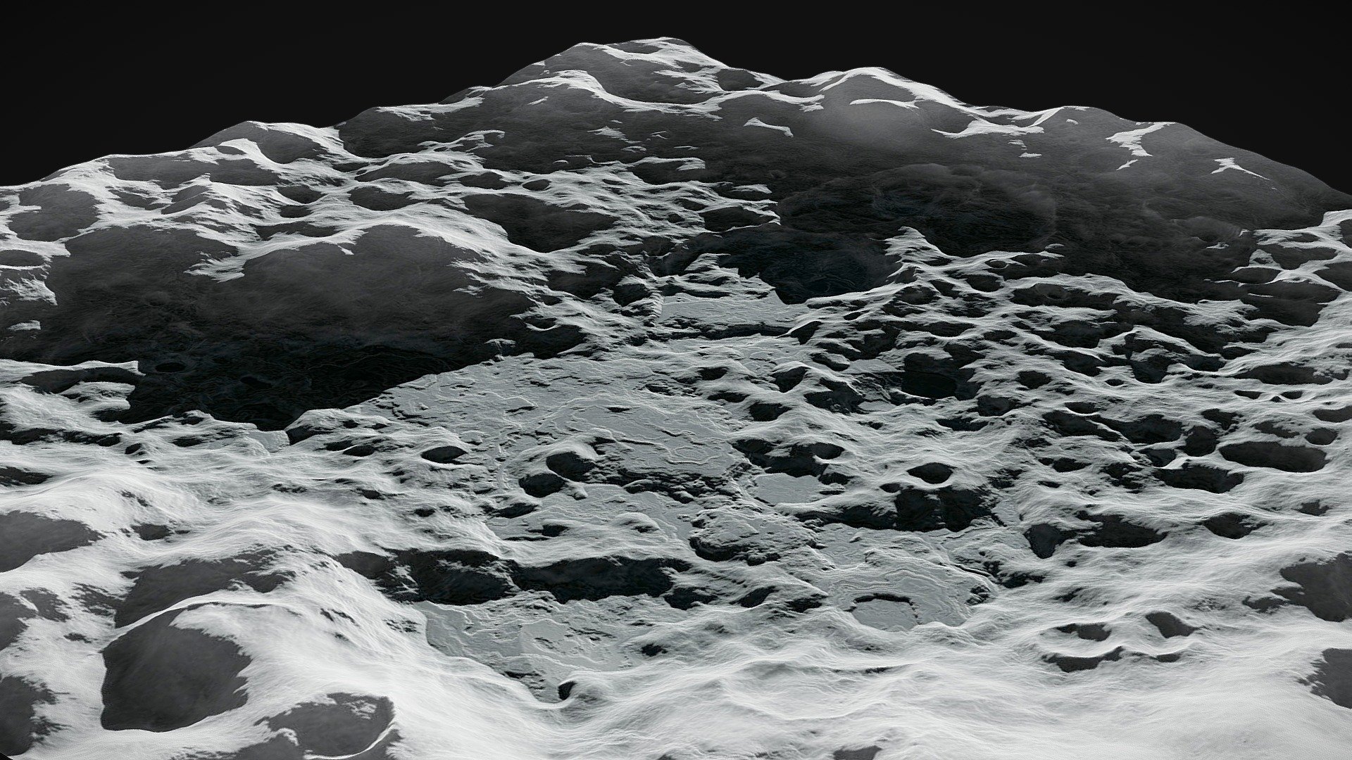 Moon Landscape 3d model