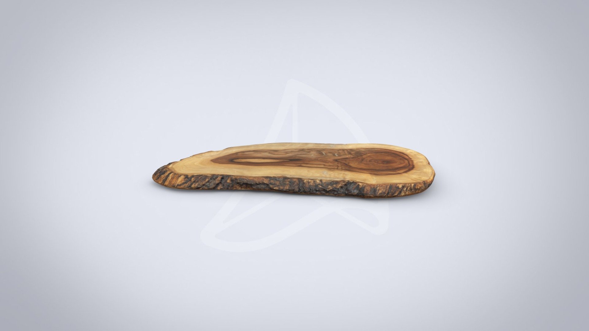 Wooden board 3d model