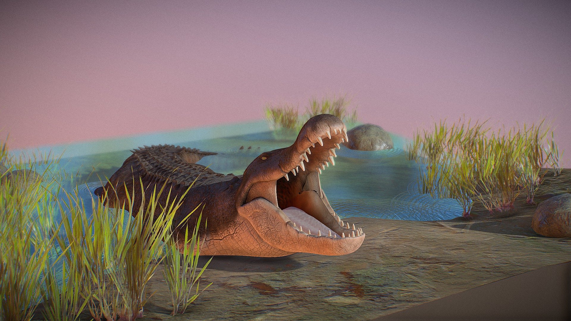 Alligator 3d model