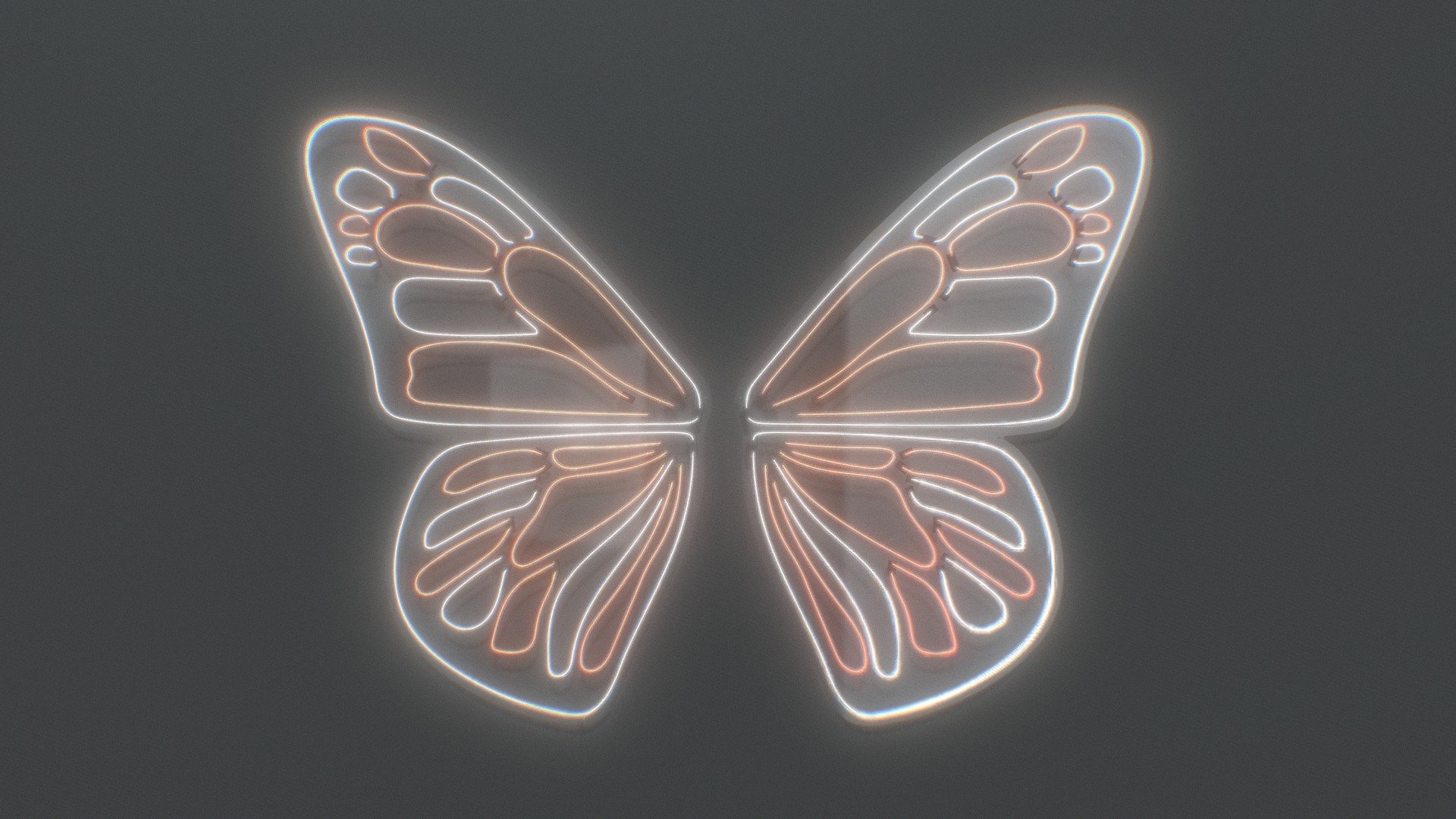 Butterfly Wings 1 3d model