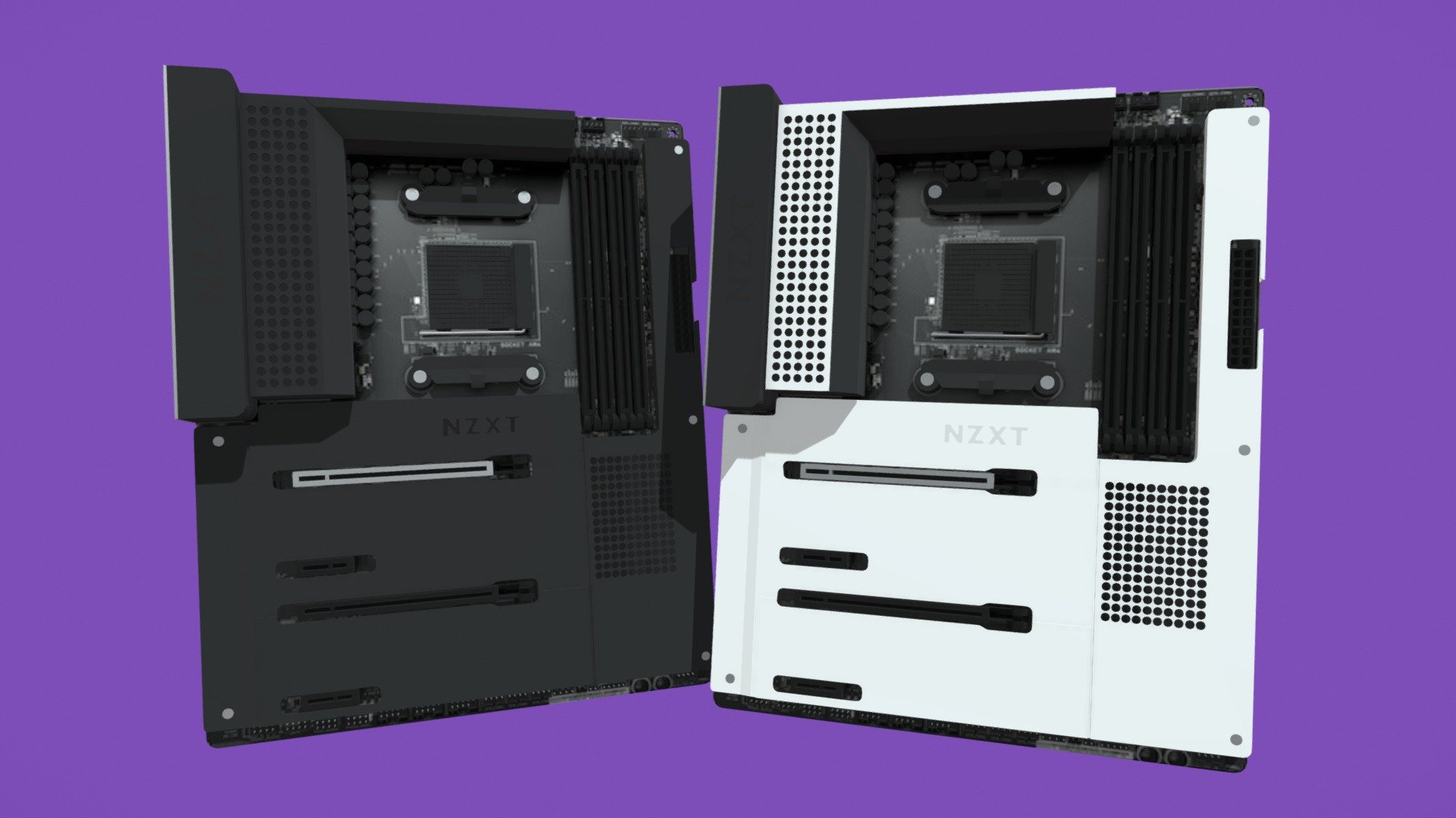 NZXT N7 B550 3d model