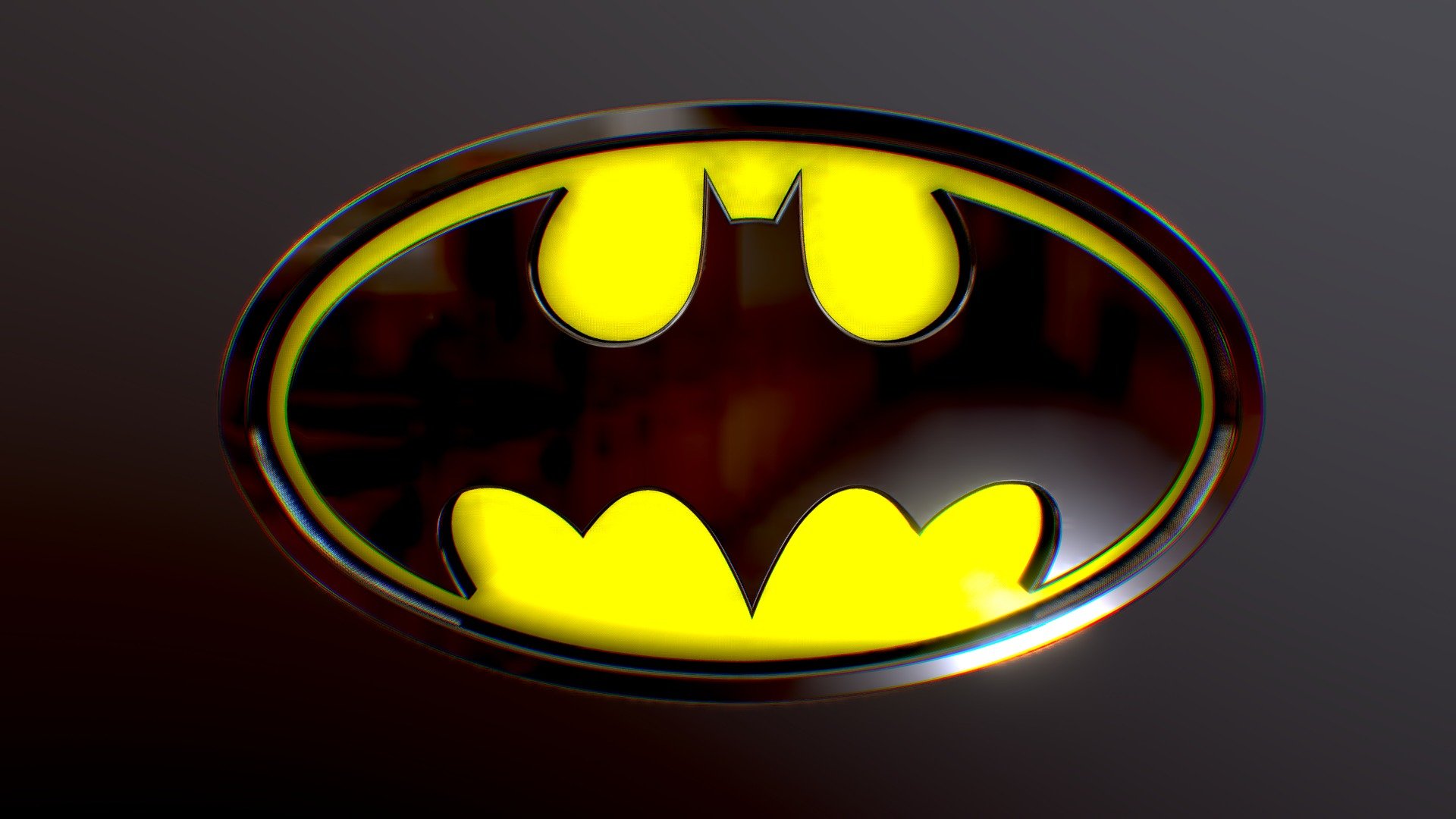 Batman Shield 01 3d model