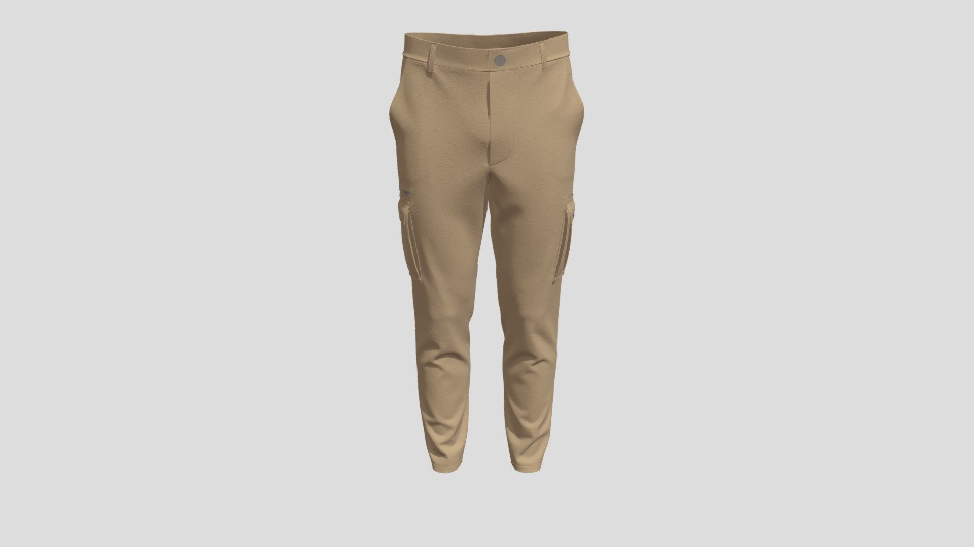 Cargo Trousers Tapered Fit 3d model