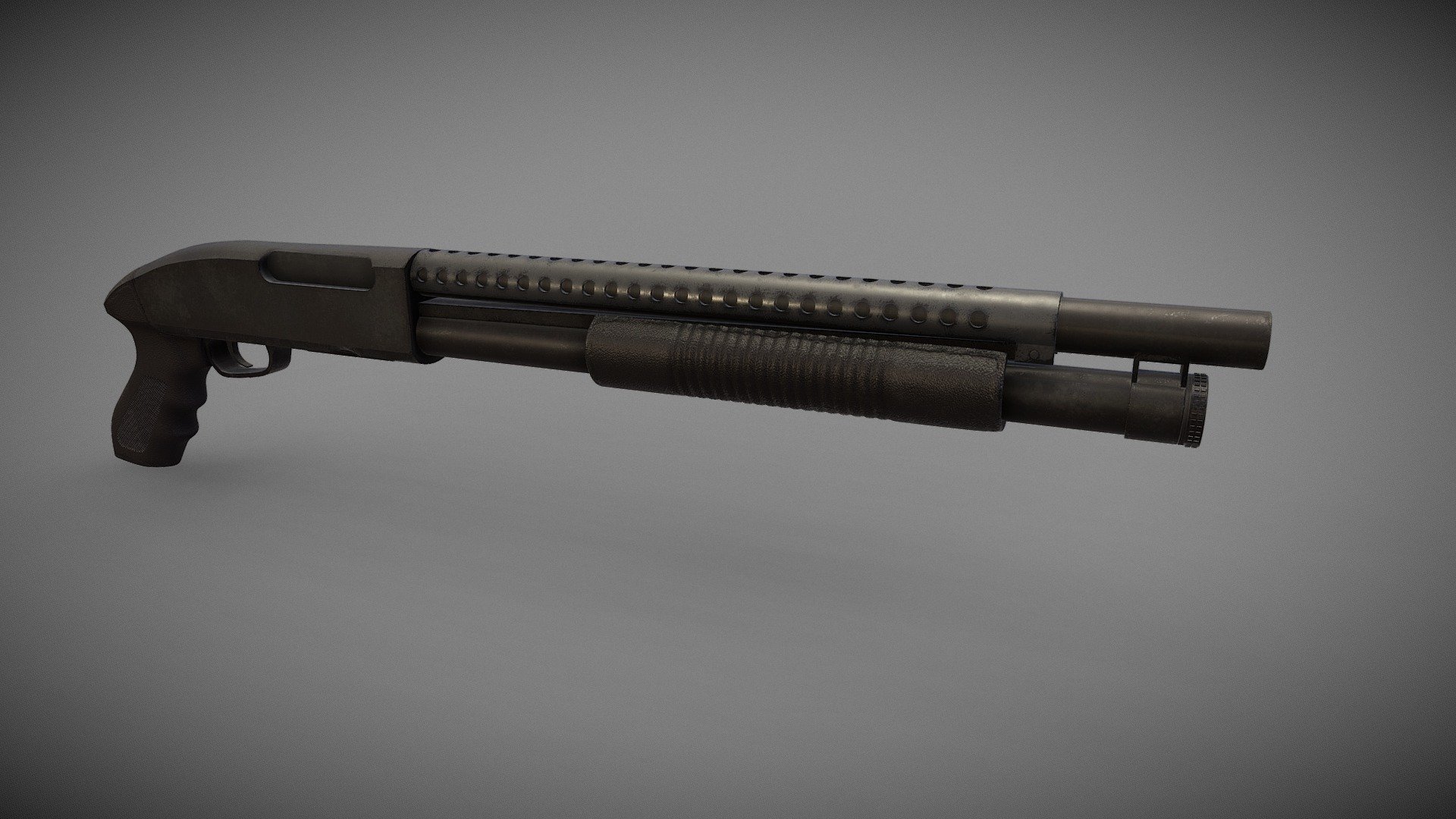 Shotgun 3d model