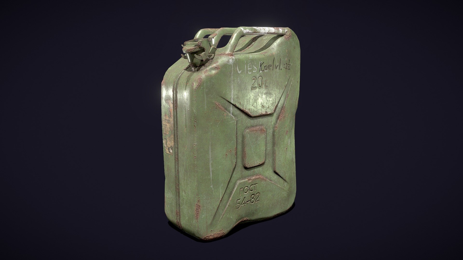 Fuel canister 3d model