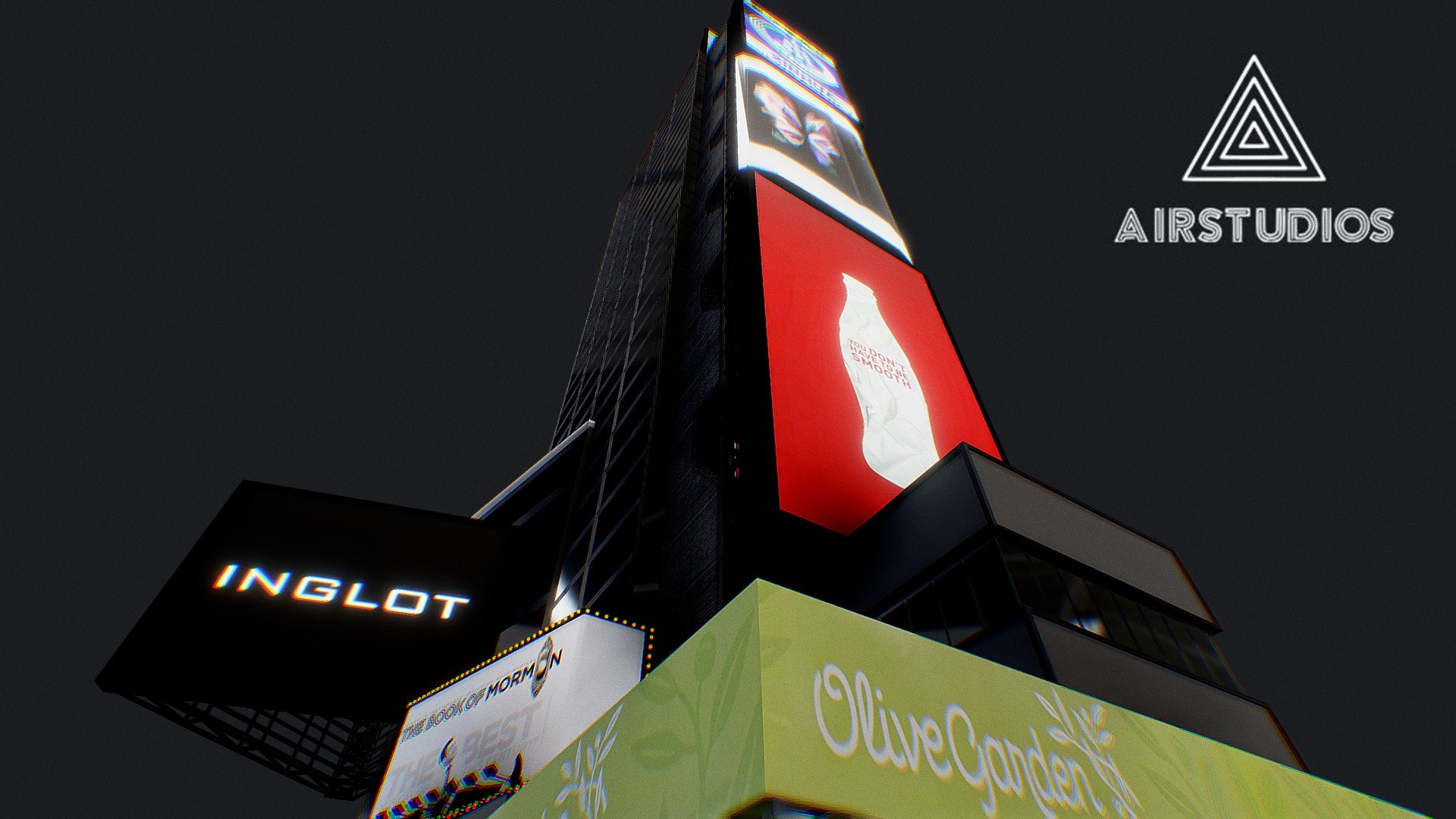 Times Square Building 3d model