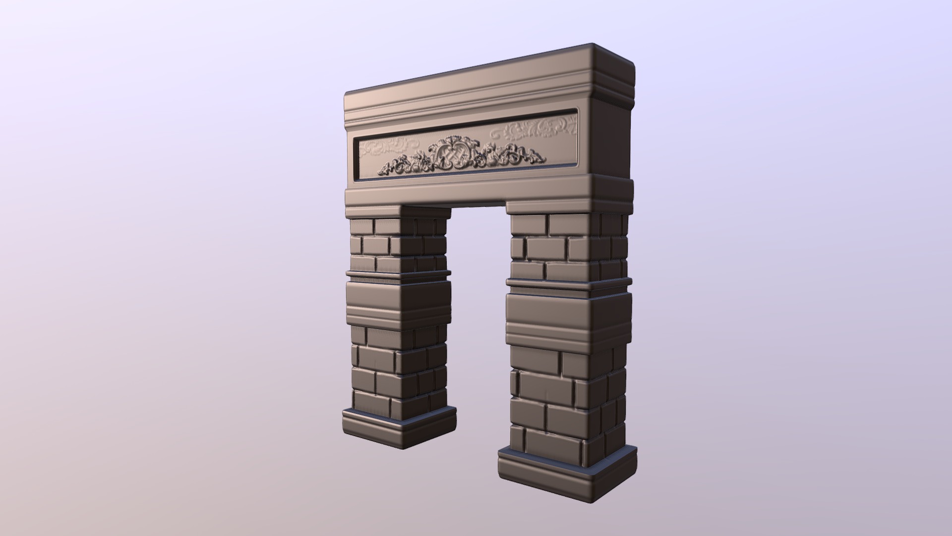 Arch  Gate 3d model