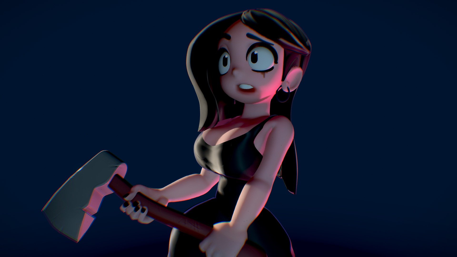 #TOMACO40K GIRL DTIYS (2D to 3D) PBR 3d model