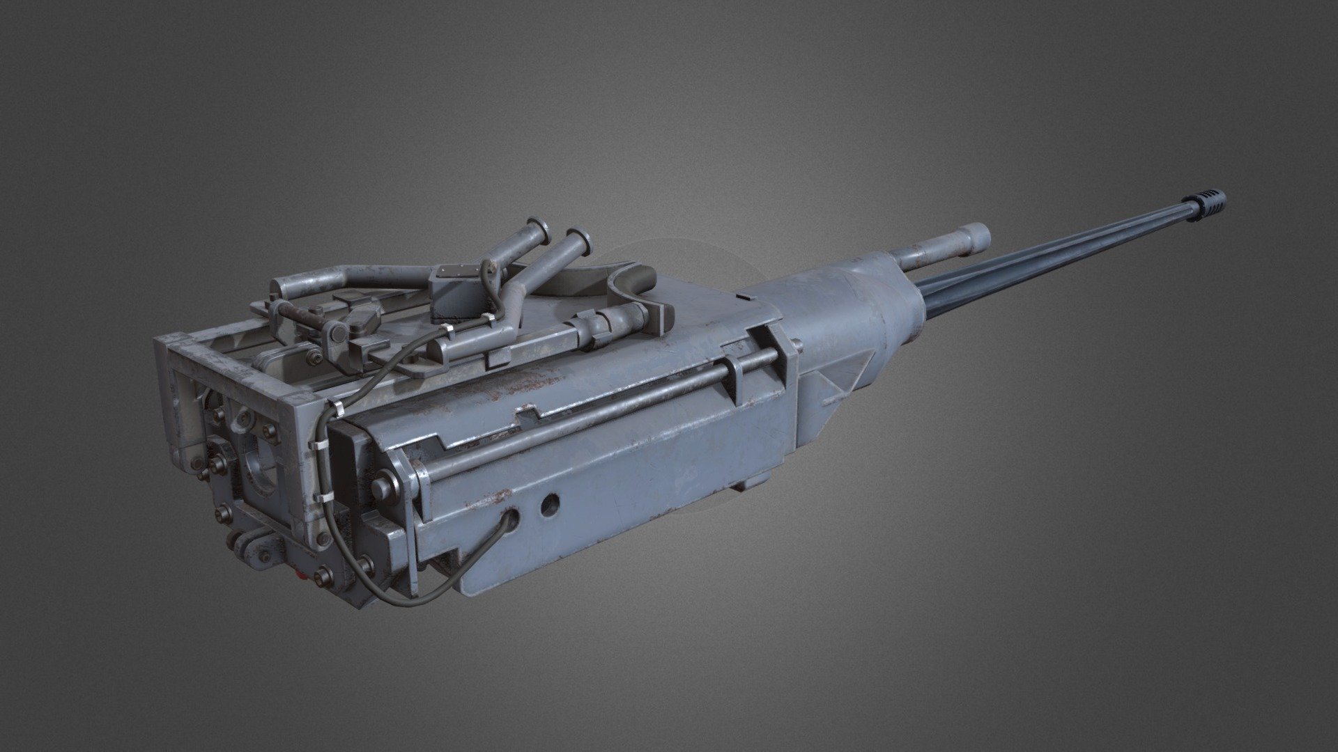 M242 without pedestal 3d model