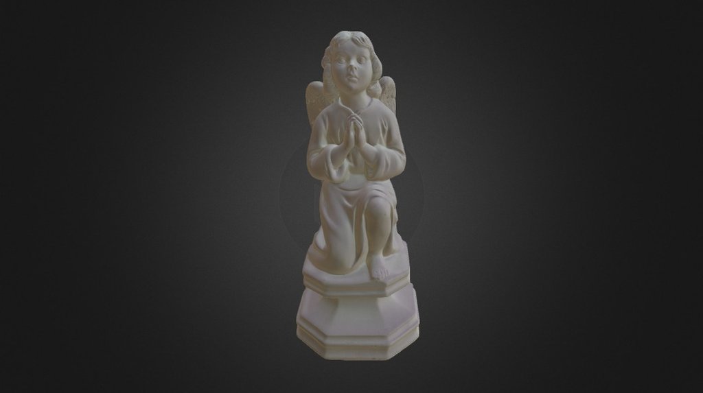 Angel Statue .PLY 3d model