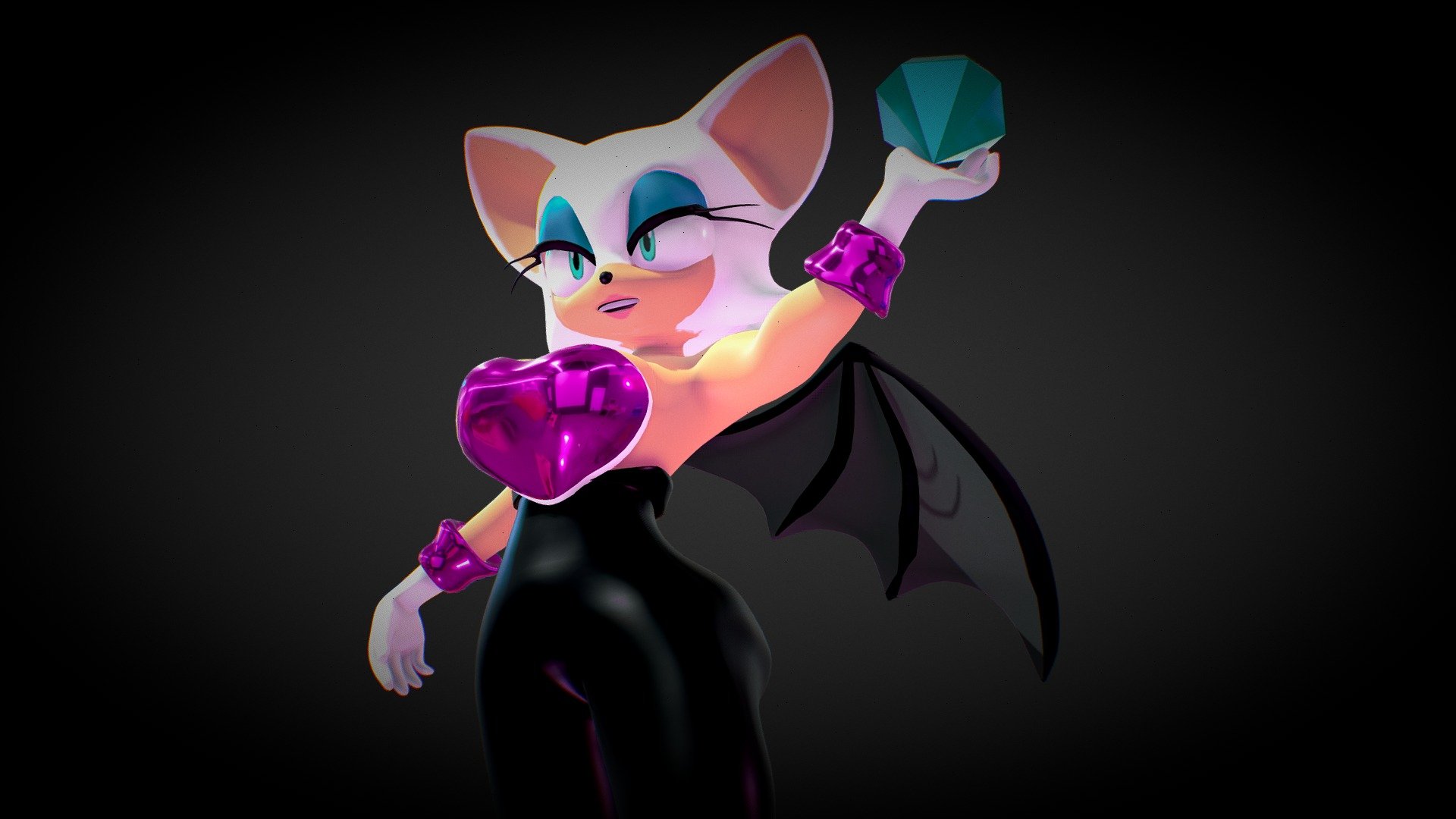 Rouge the Bat 3d model