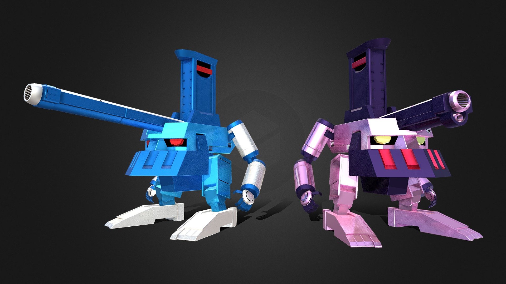 Dayakkaiser and Yoko M Tank 3d model