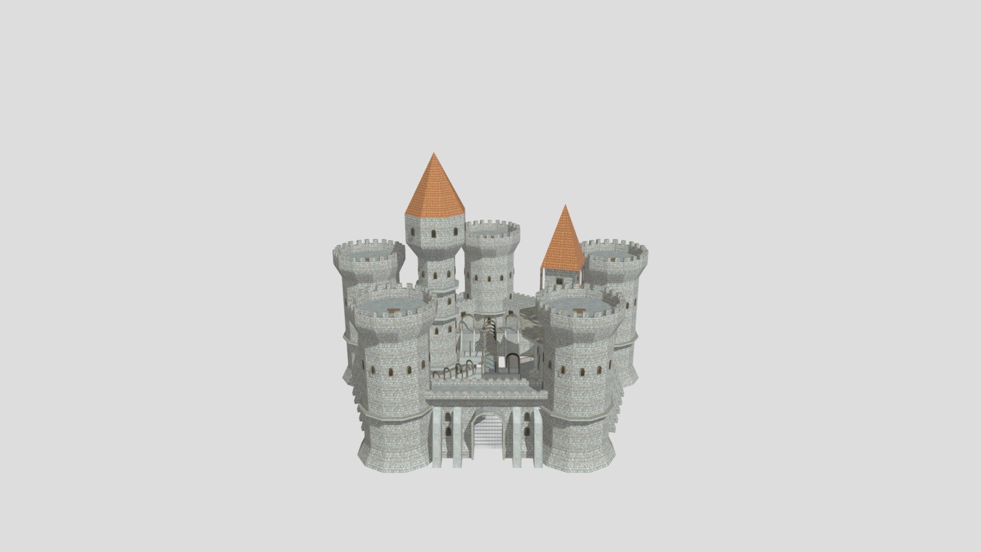 Castle 3D Model 3d model