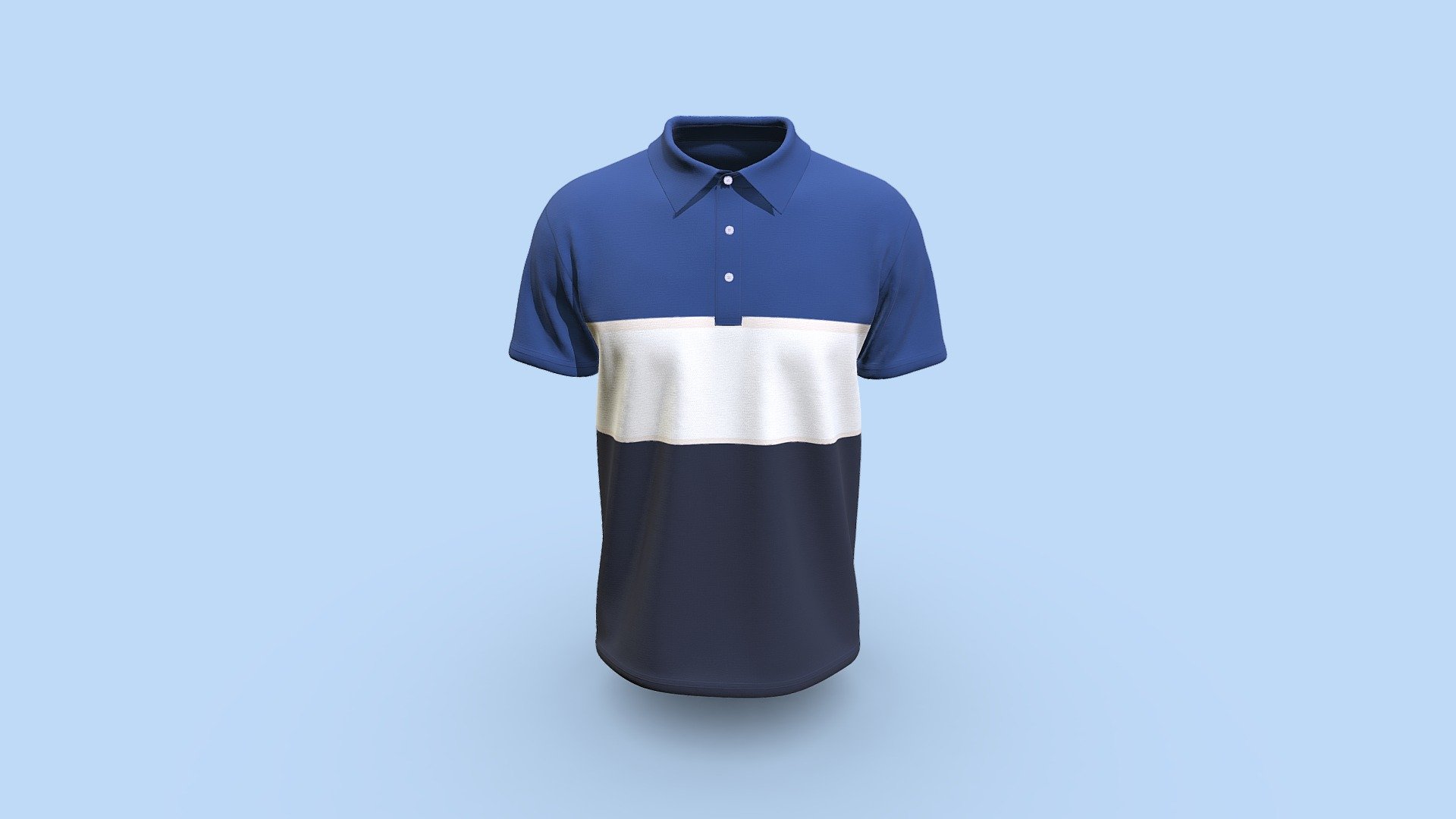 Premium Polo Design 3d model