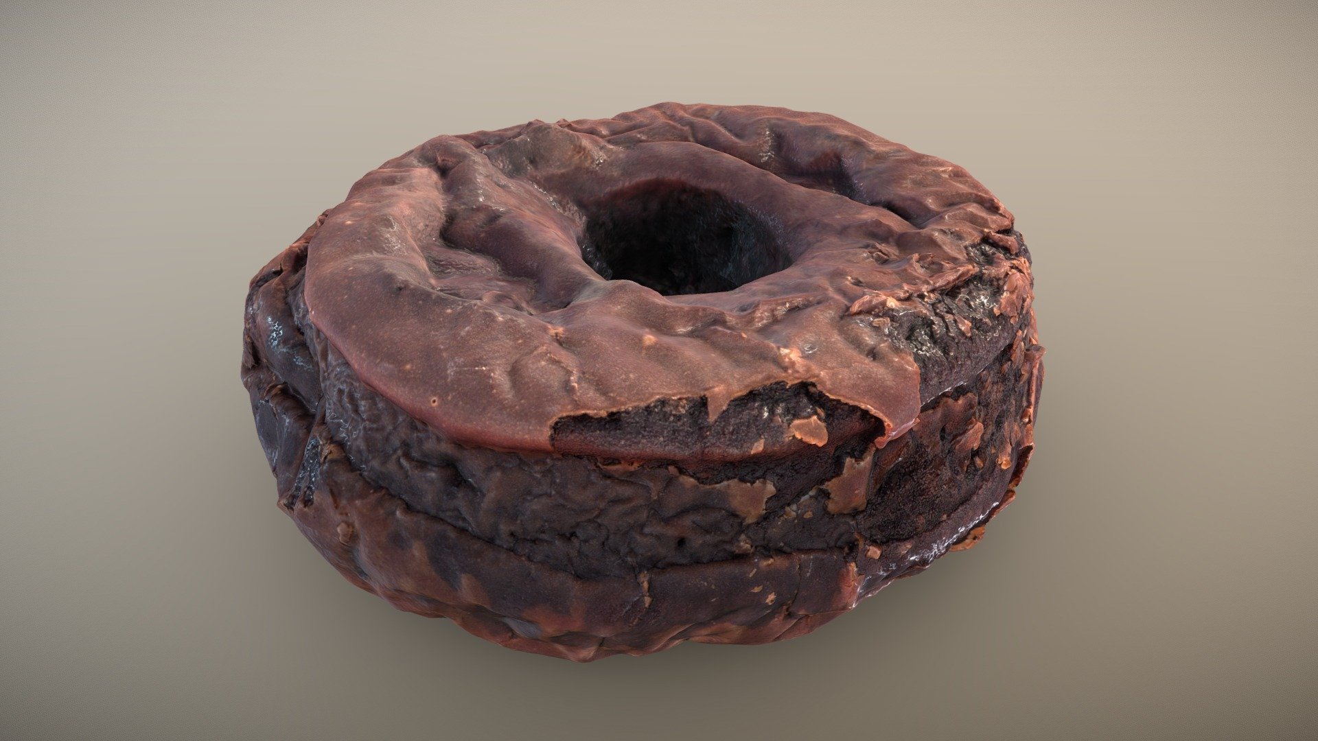 Doughnut Plant Chocolate Chocolate 3d model