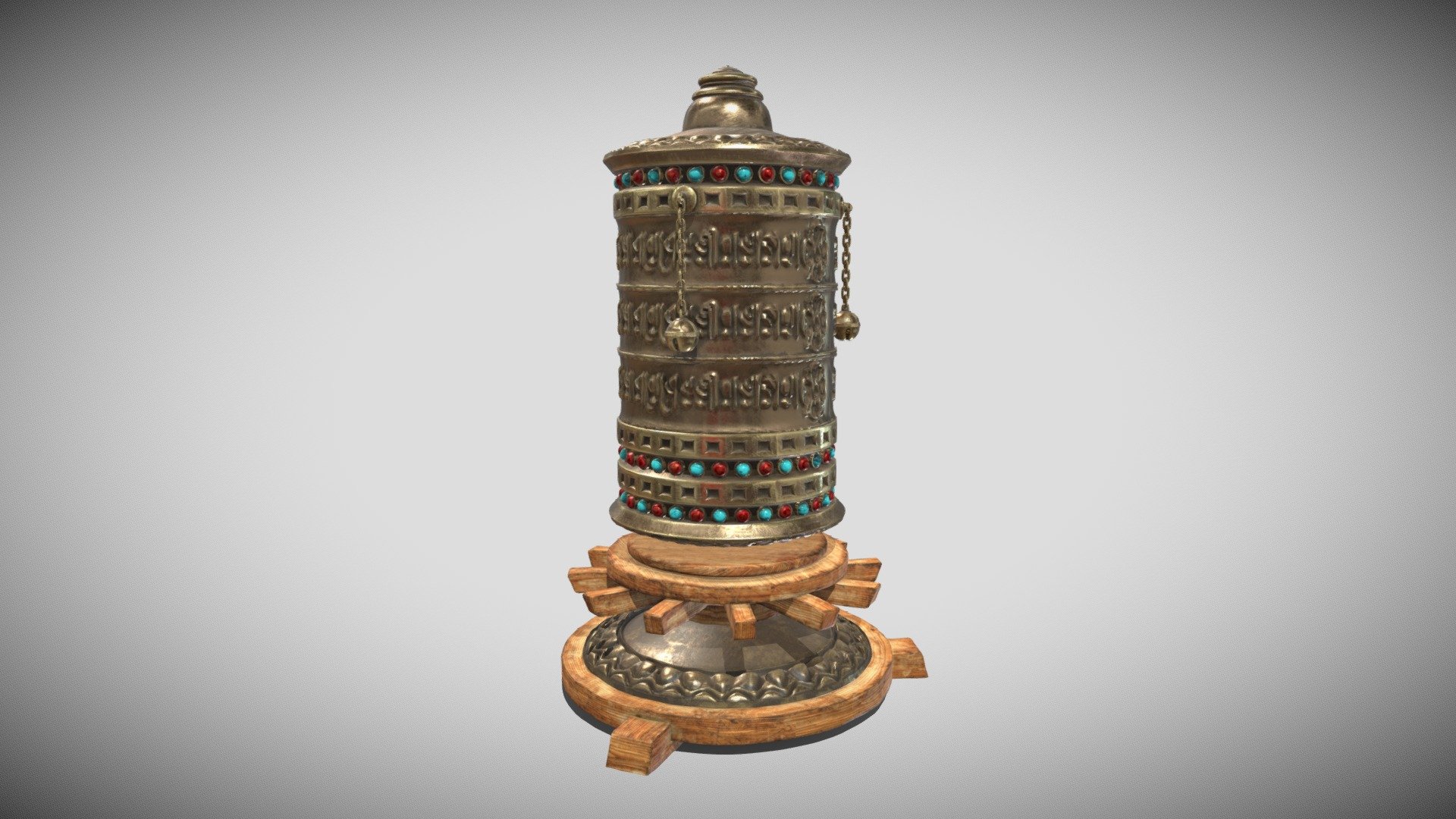 Prayer Wheel 3d model