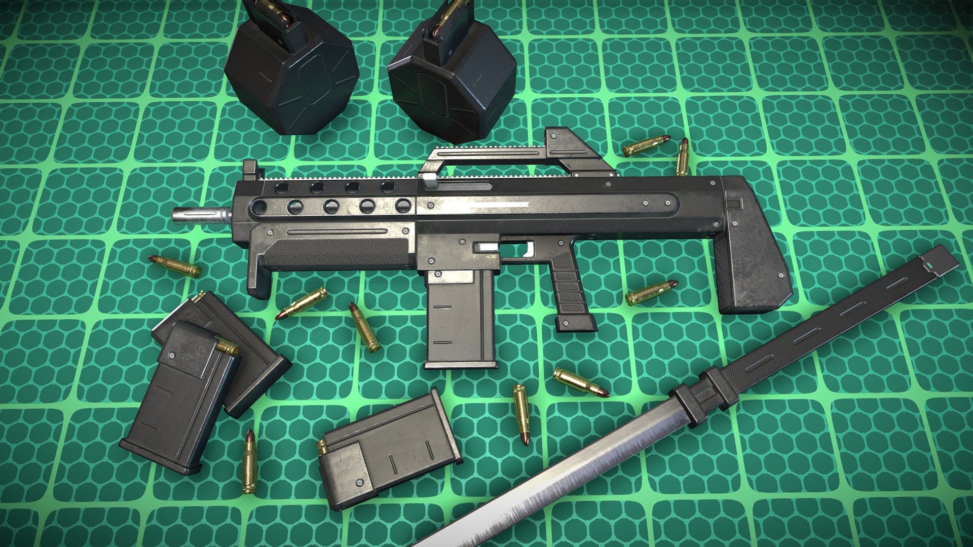 Weapon Package No.1 3d model