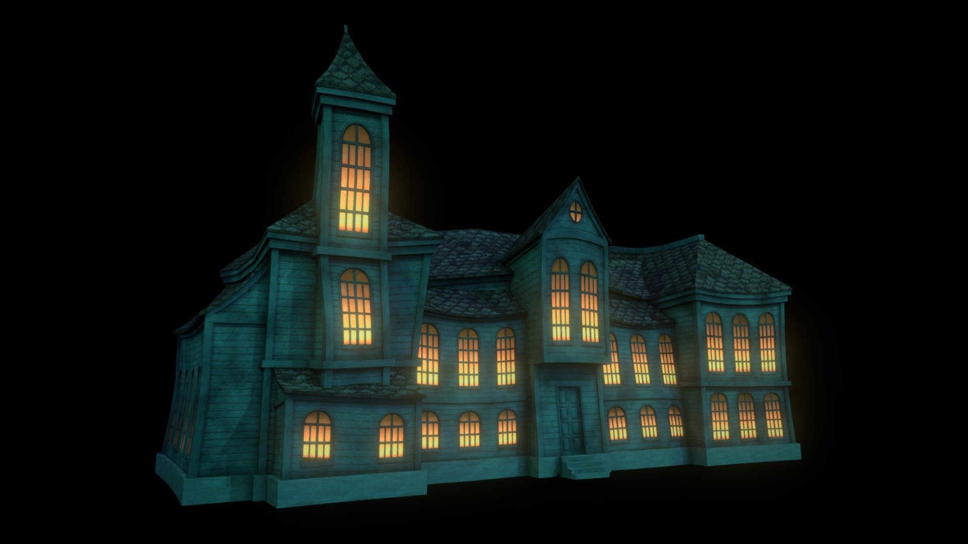 Mansion (Stylized) 3d model