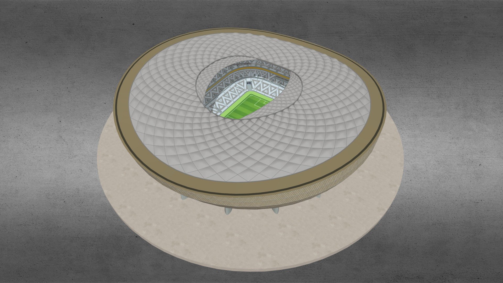 Lusail Iconic Stadium 3d model