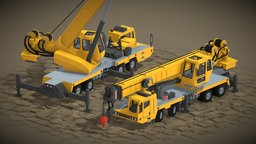 Voxel Crane Truck