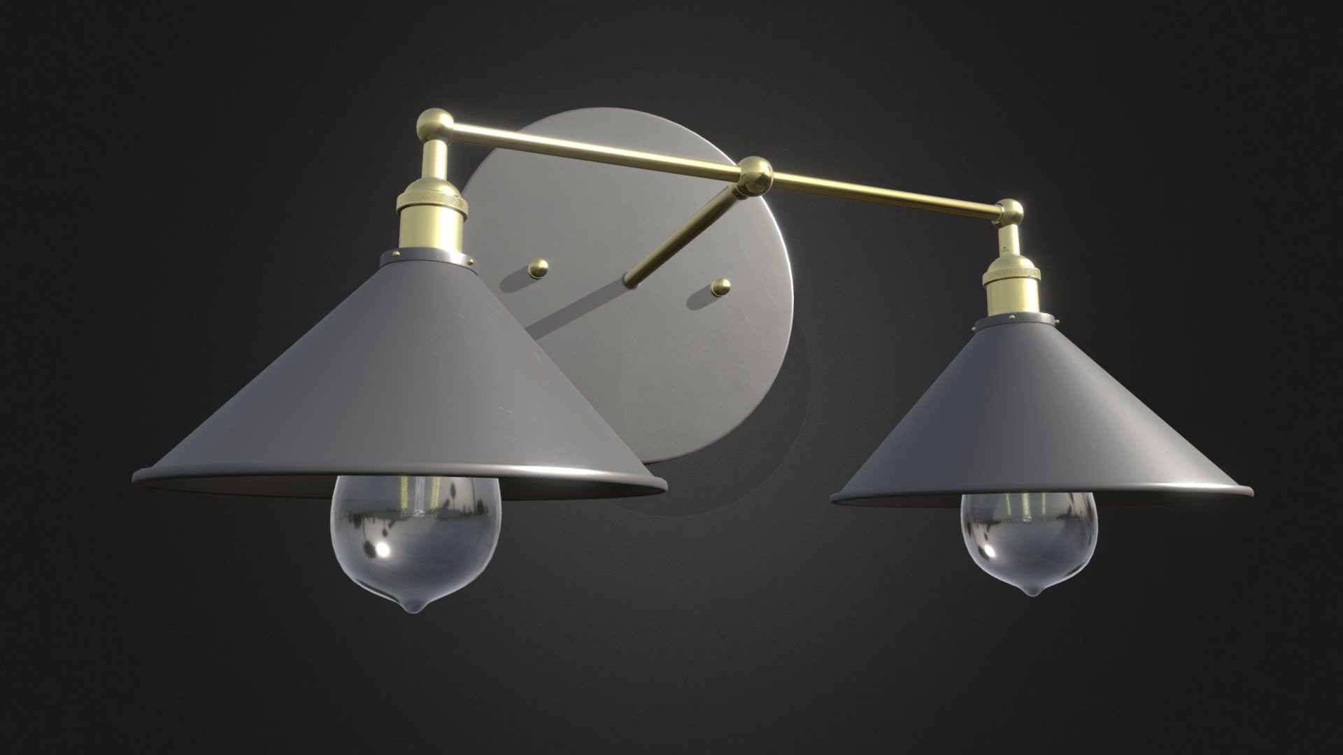 AXES Wall Lamp 3 3d model