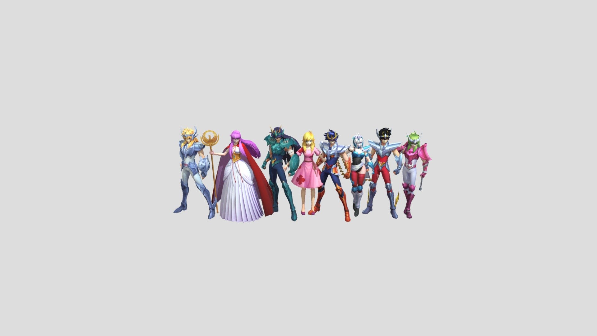 Saint Seiya model 3d model