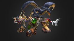 Fantasy characters animated Ultimate Bundle