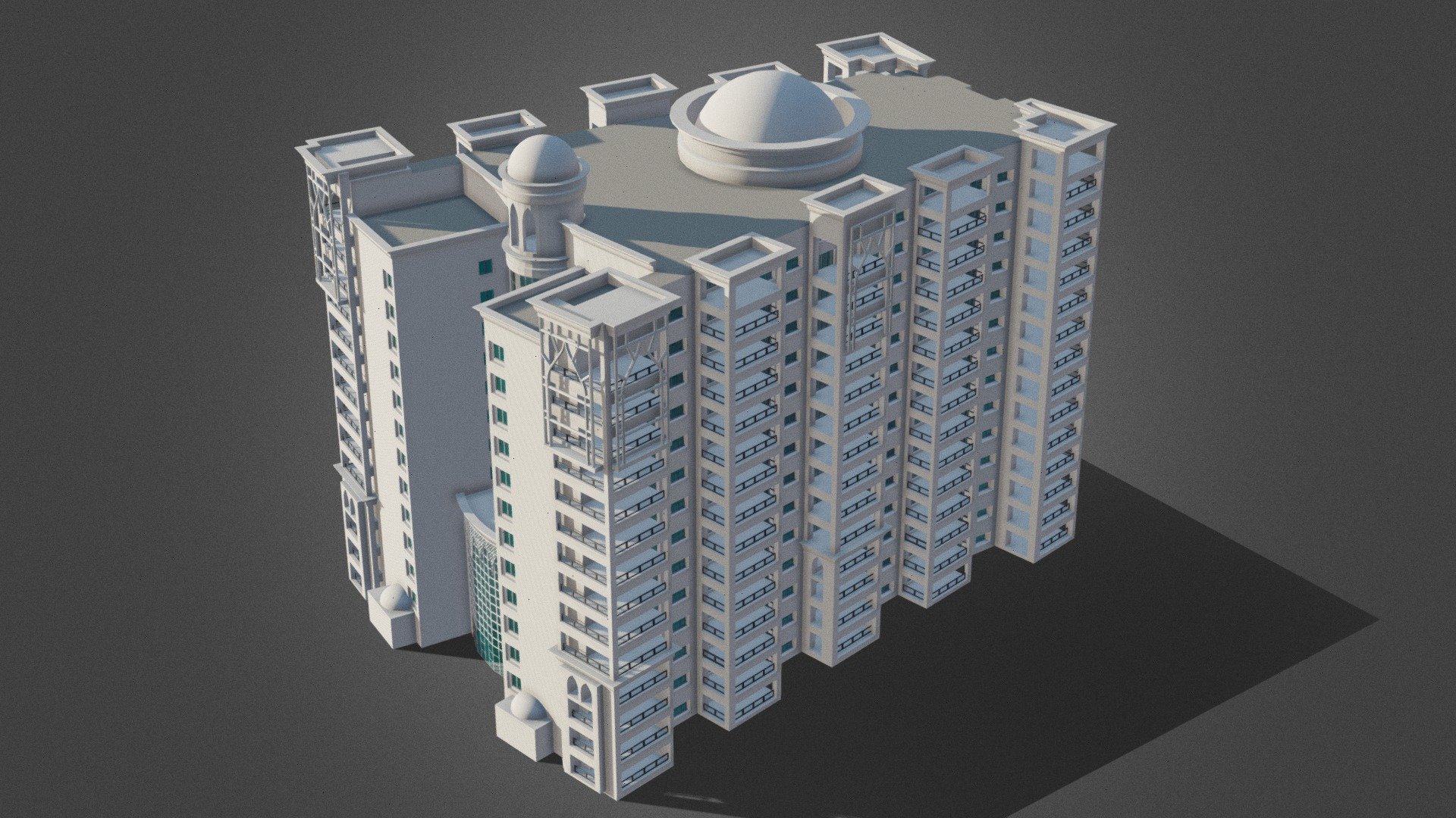 Dubai Building 5 3d model